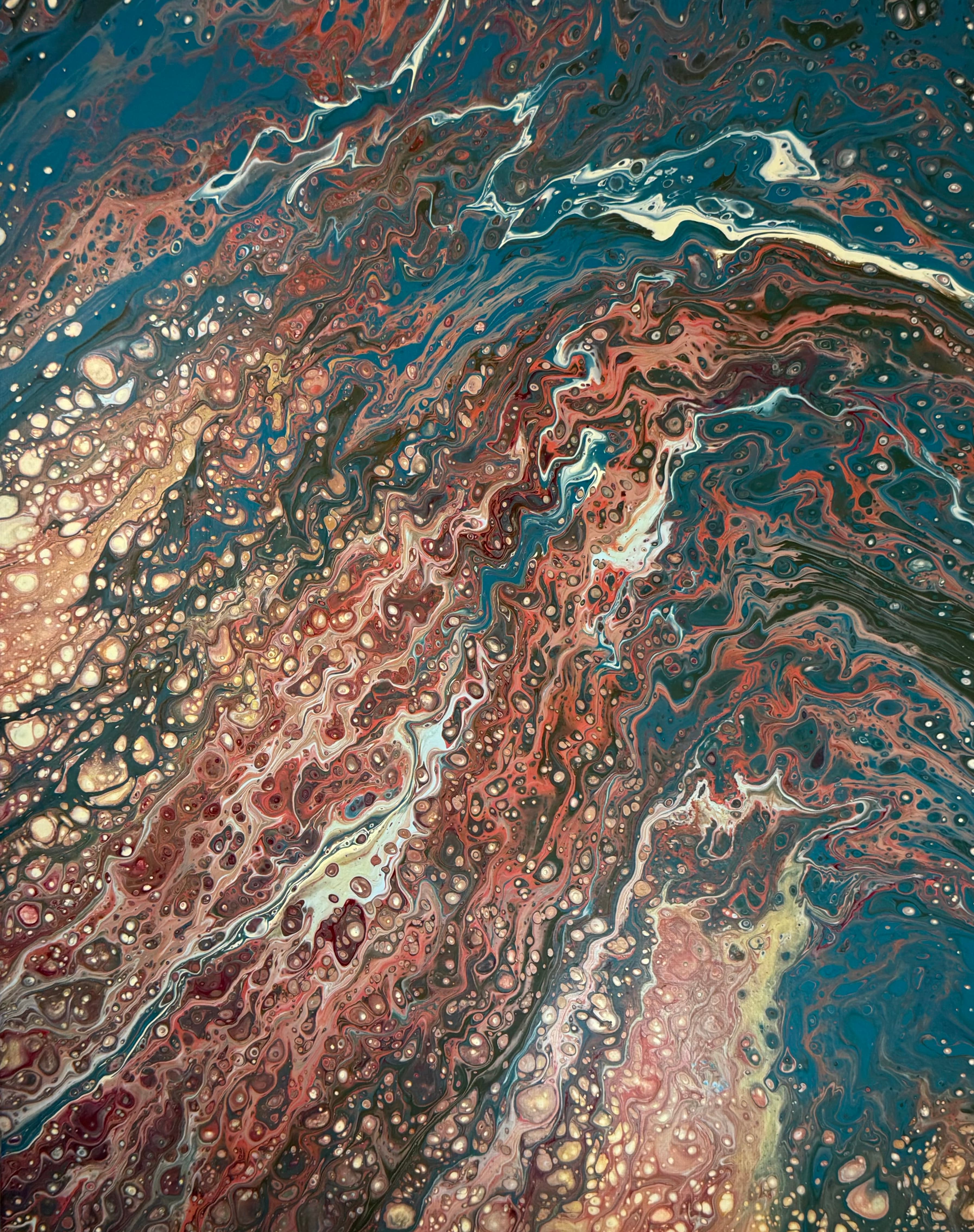 Dirty Pour technique example